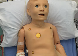 Pediatric nursing simulator